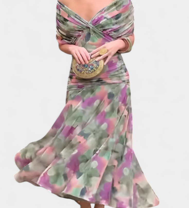 Luana® | Elegantne kleit V-kaelusega