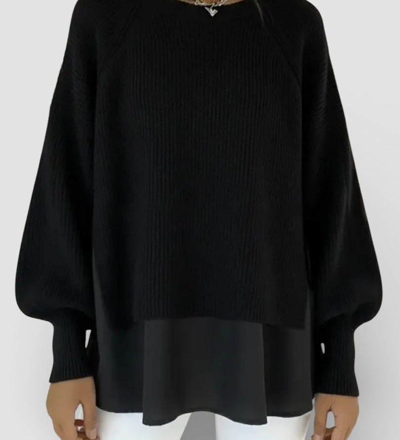 Adela™ | Kootud jersey kihilise efektiga