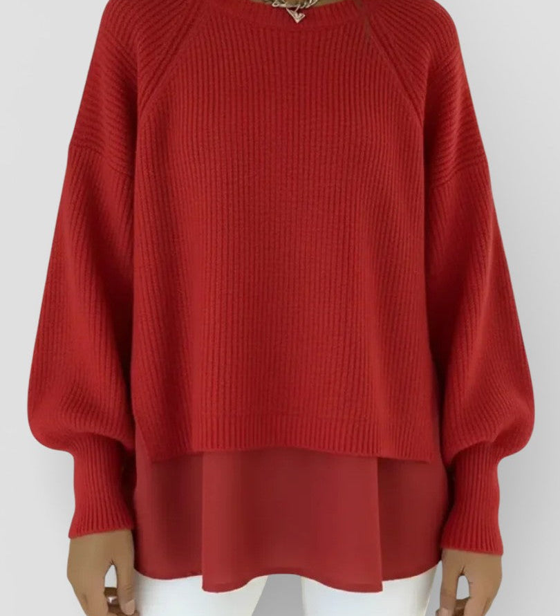 Adela™ | Kootud jersey kihilise efektiga