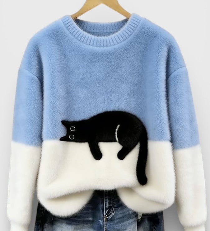 Luna™ | Kapuutsiga pusa kassi graafikaga