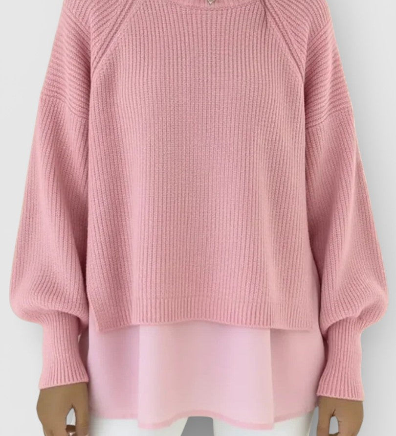 Adela™ | Kootud jersey kihilise efektiga
