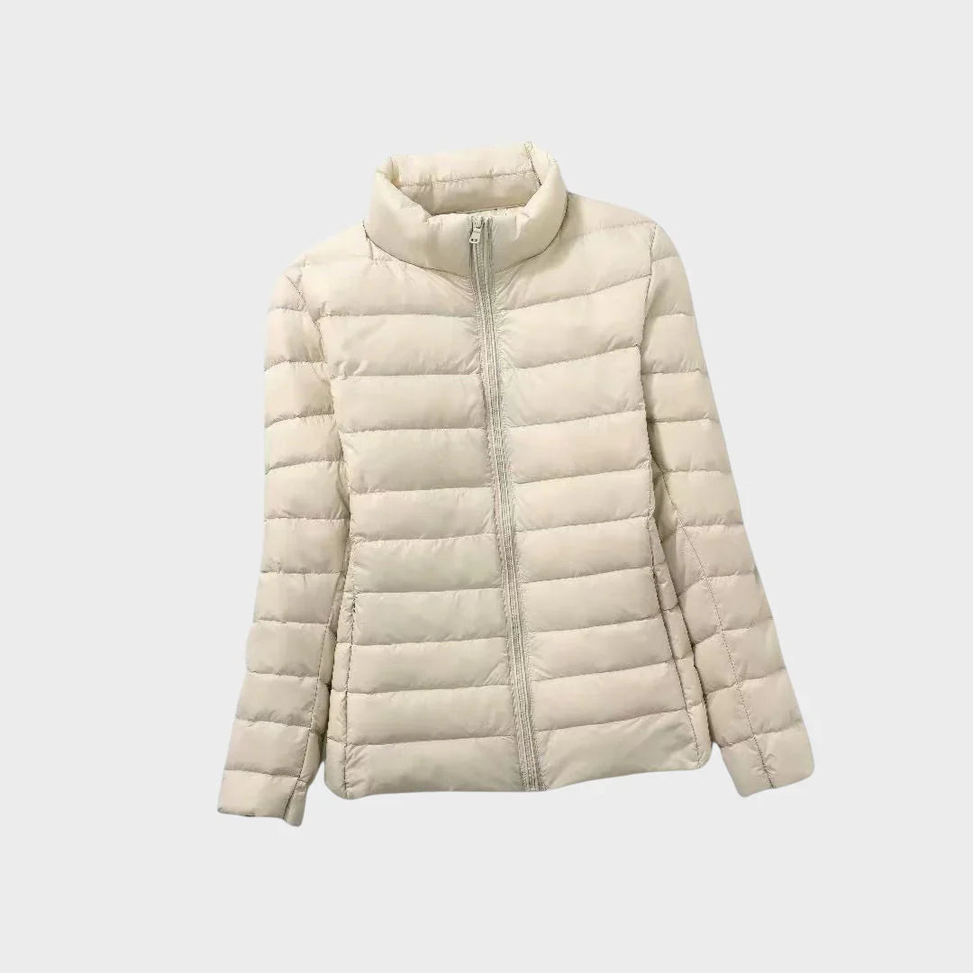 Ela - Nova Ülkerge Jakk Valgete Partide Sulgedega