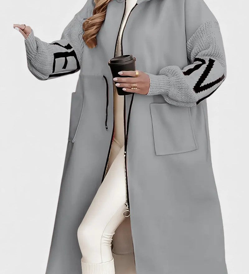 Patricia™ | Elegantne kapuutsiga mantel-kardigan