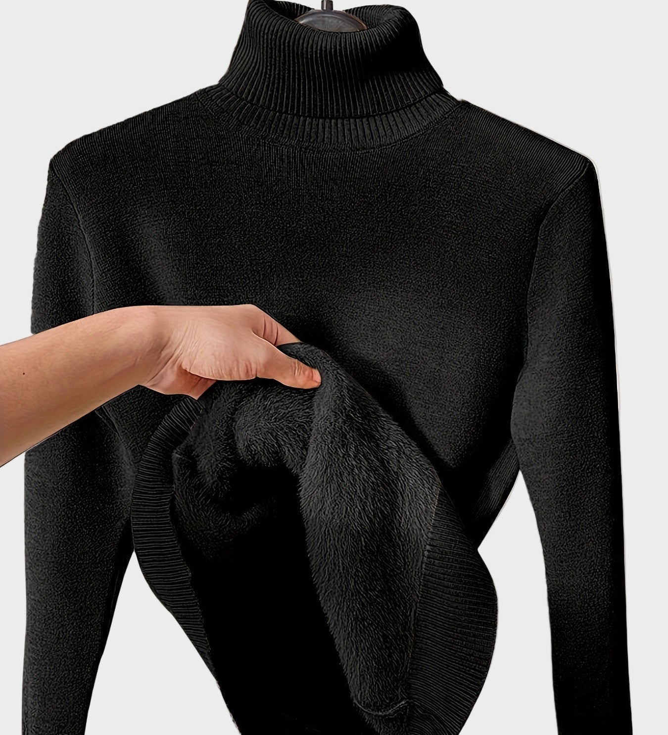 Lea - Pehme pullover kõrge kaelusega