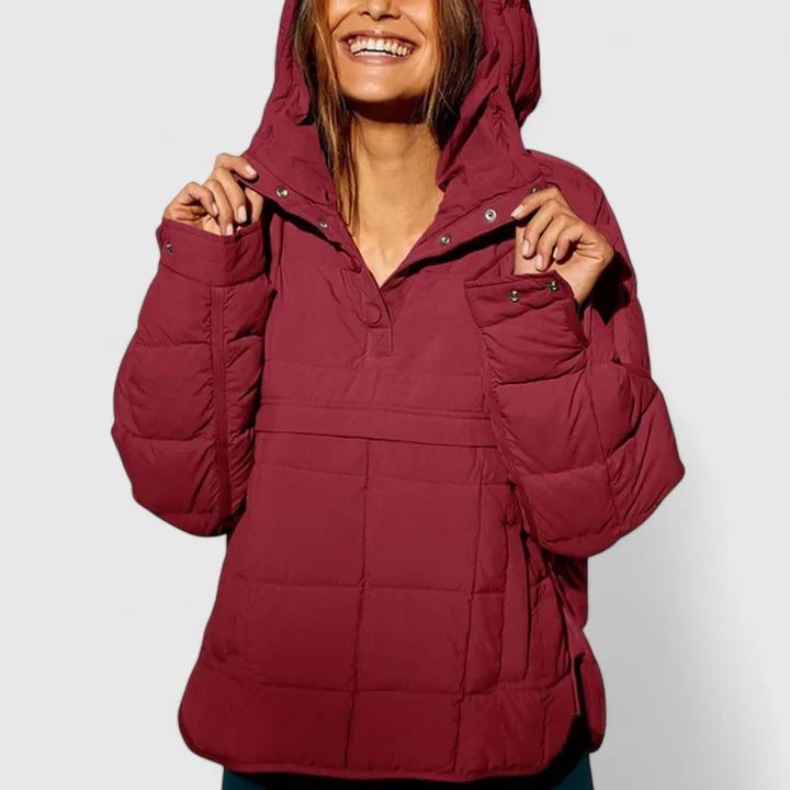Maribel™ | oversize-jakk kapuutsiga