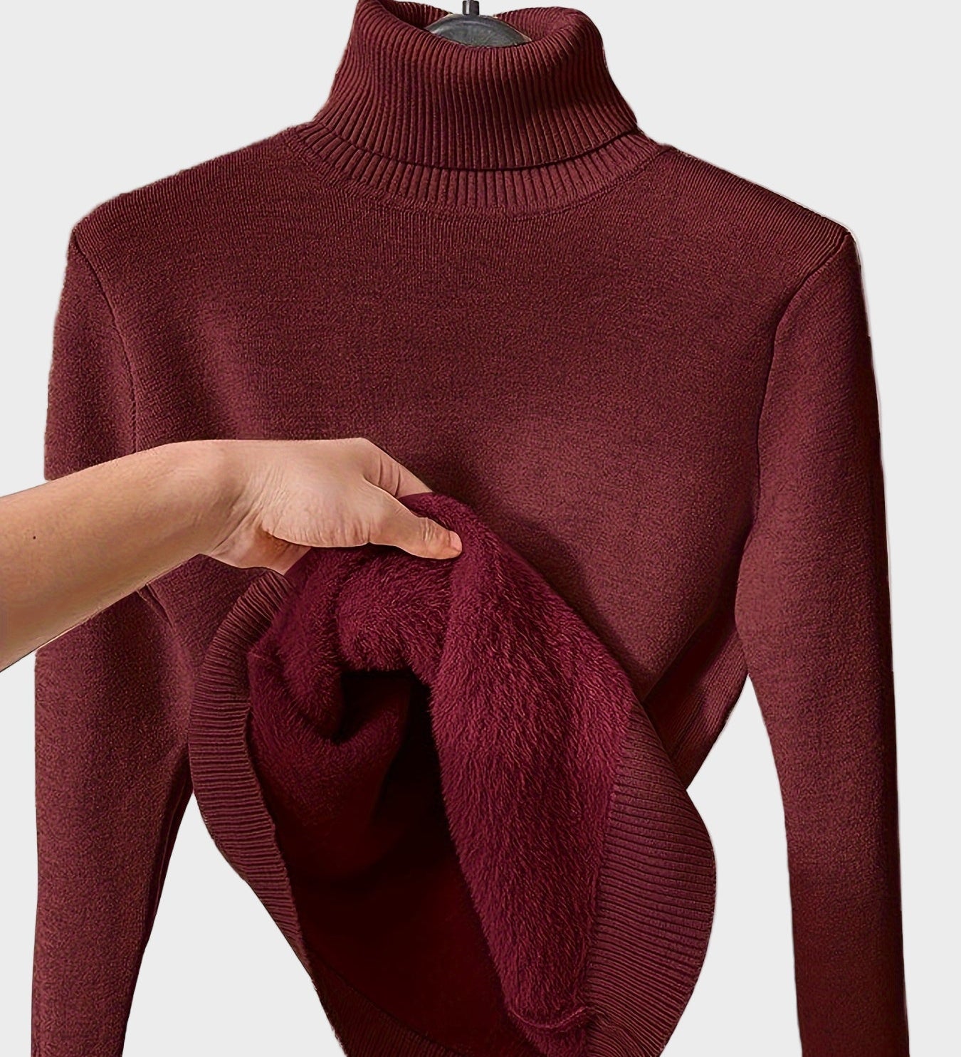 Lea - Pehme pullover kõrge kaelusega