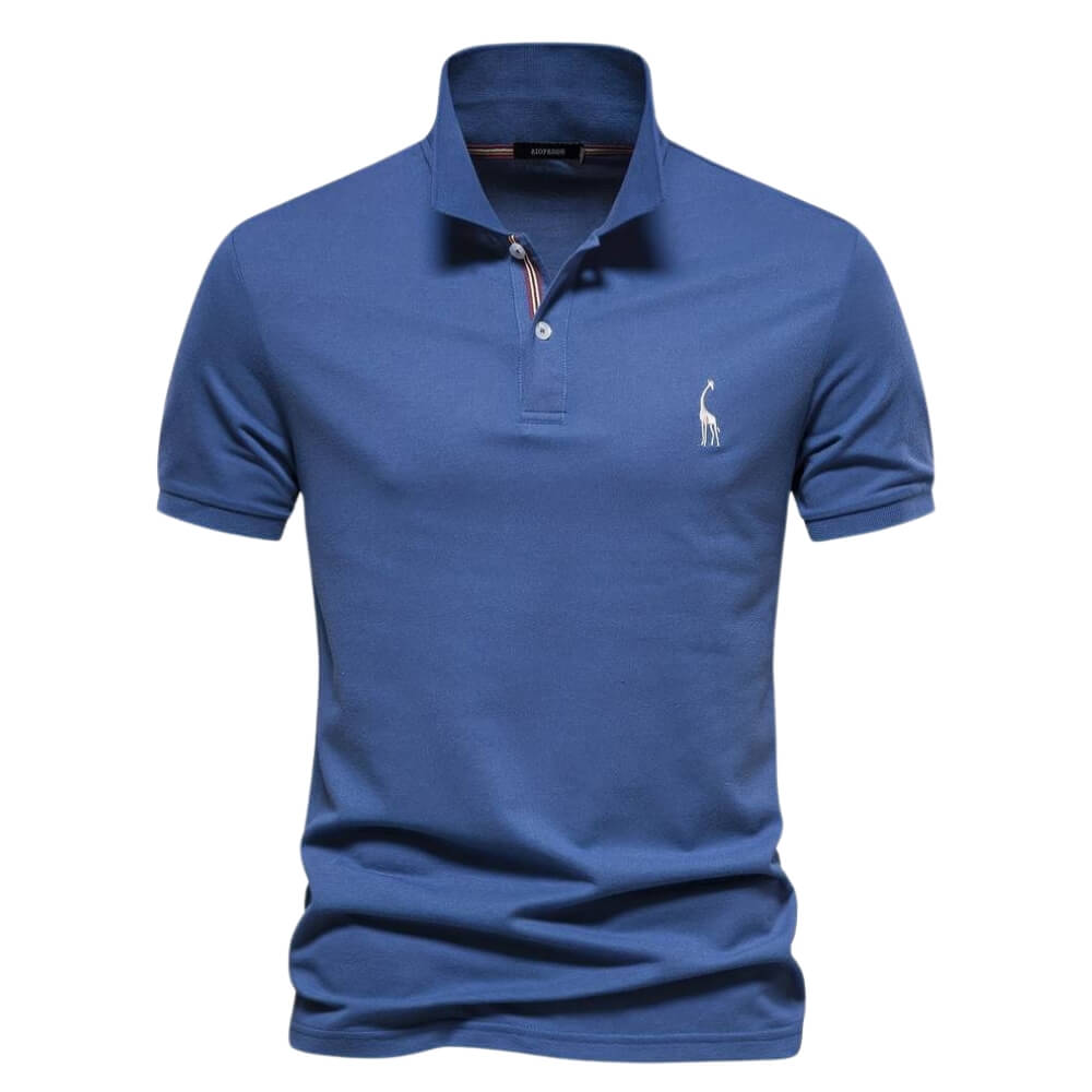 Simon™ | Elegantne lühikeste varrukatega polo T-särk meestele