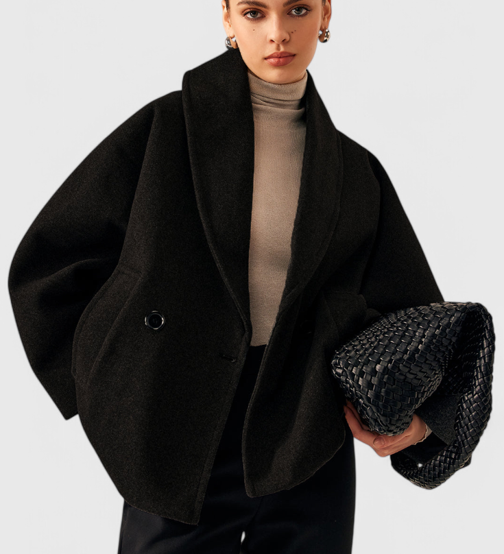 Helena™ | Tweed mantel oversize