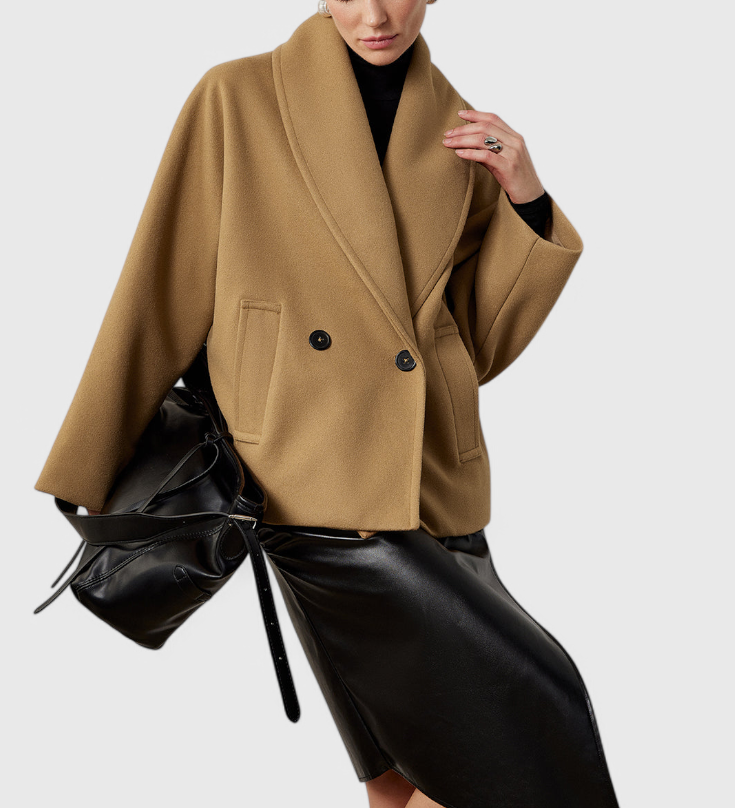 Helena™ | Tweed mantel oversize