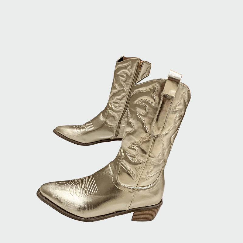 Lill – elegantne ja mugav metallist cowboy saapad igapäevaseks kandmiseks