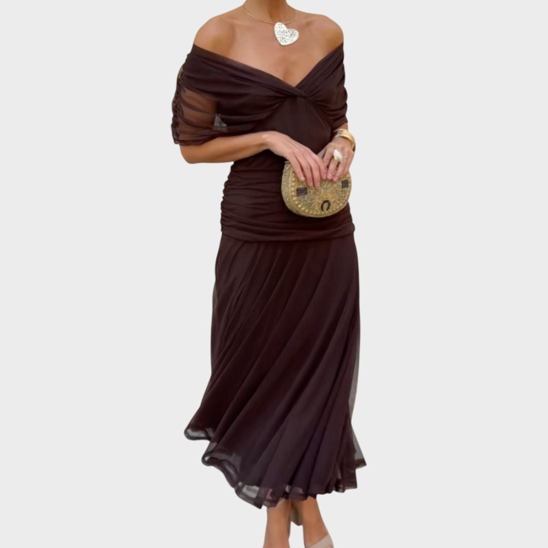 Luana® | Elegantne kleit V-kaelusega