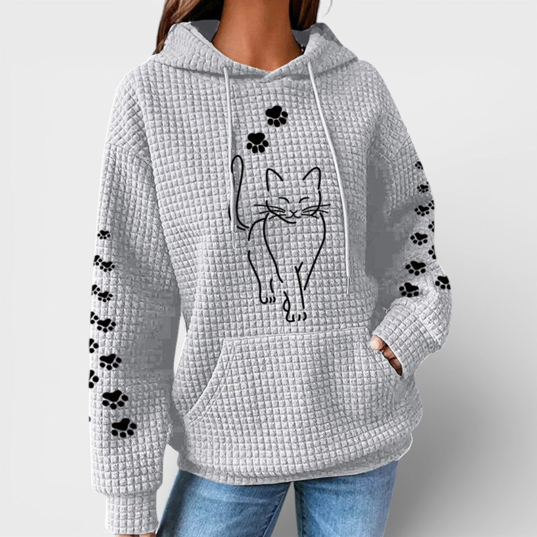 Matilde™ | hubane kapuutsiga dressipluus