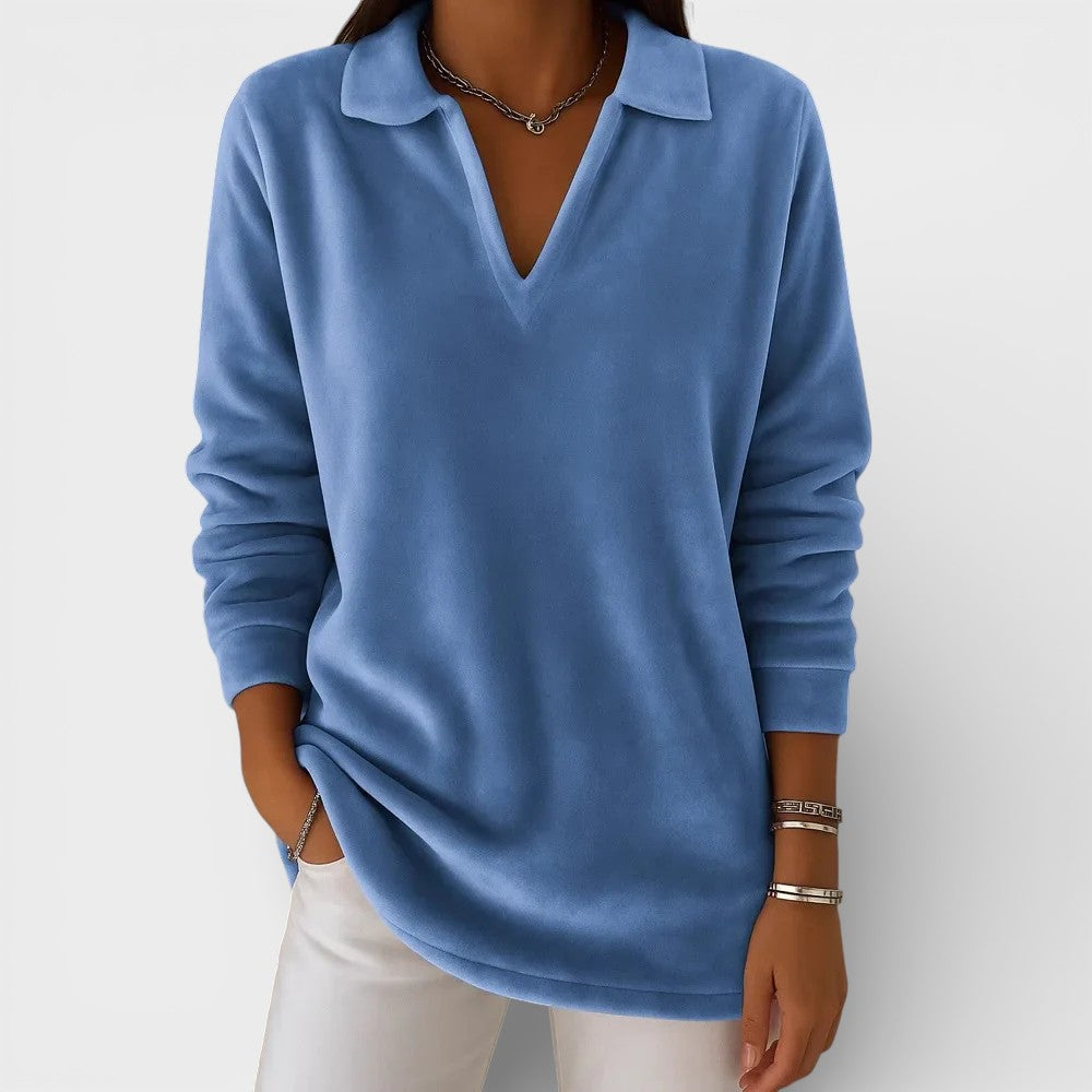 Amelia™ | pehme jersey V-kaelusega