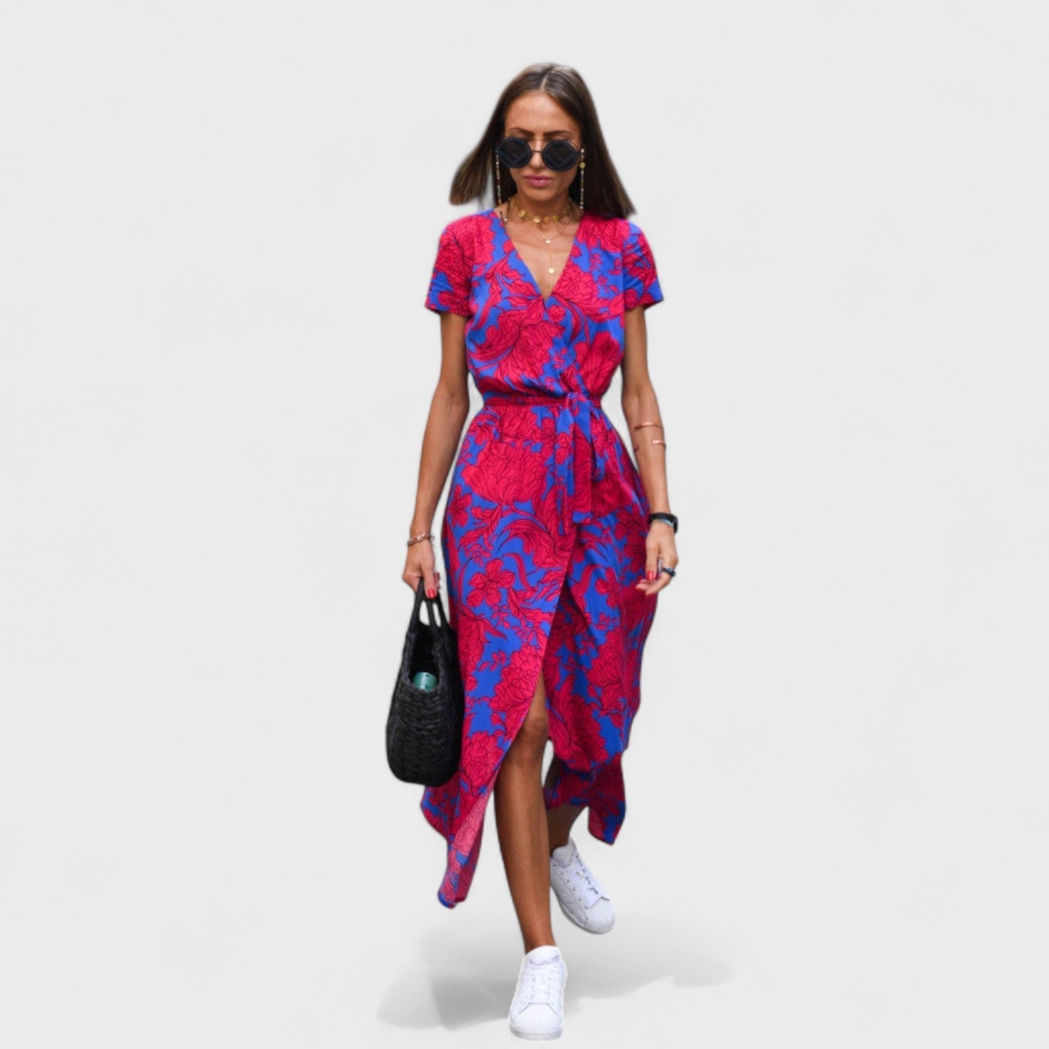 Lilleline Roosa Kleit - Boho Chic Stiil