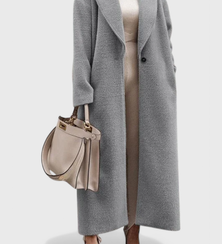 Chloe™ | Struktureeritud elegantne pikk mantel
