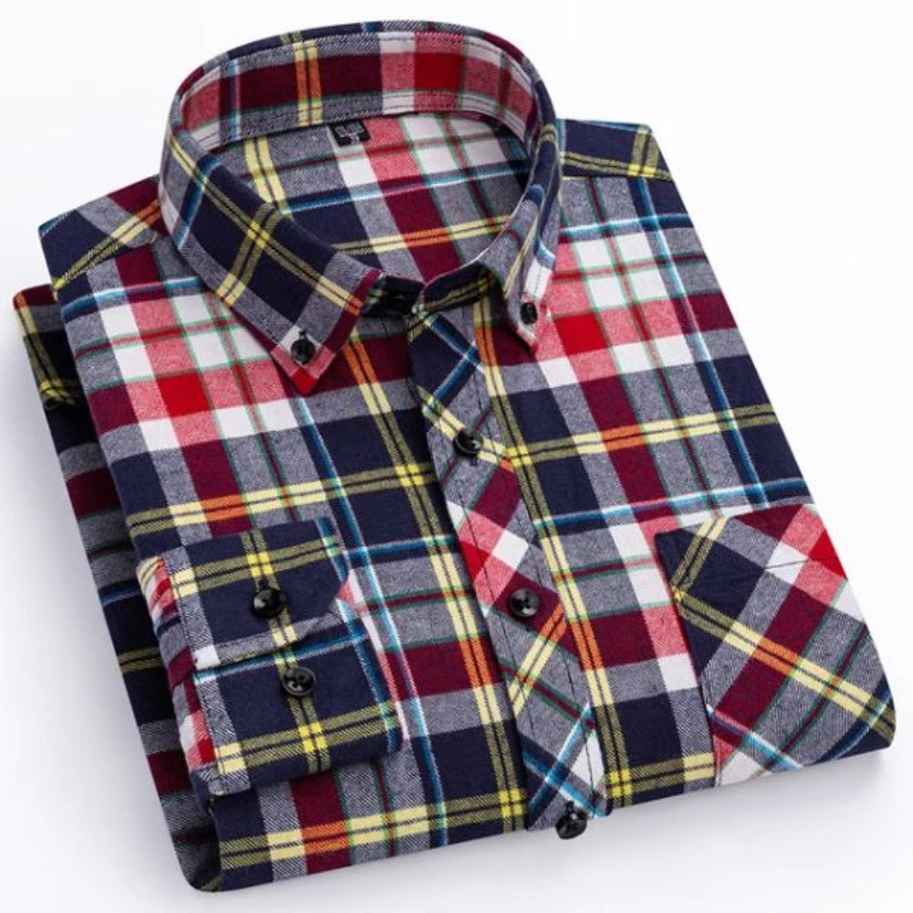 Roman™ | Ruuduline polo särk meestele
