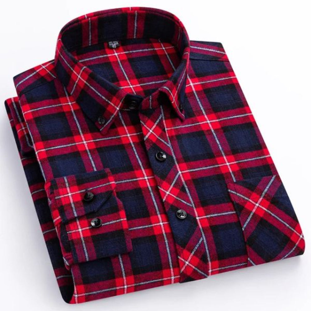 Roman™ | Ruuduline polo särk meestele