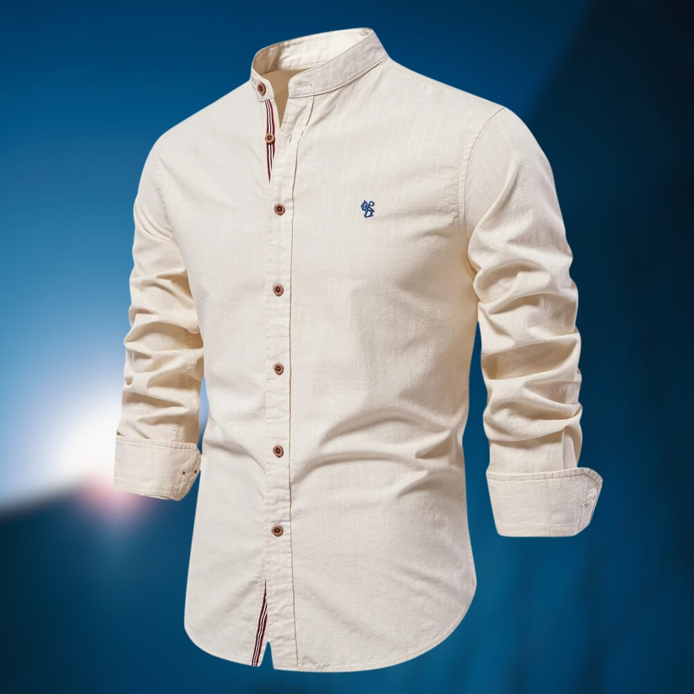 Tobias™ | Moodne meeste polo särk pikkade varrukatega