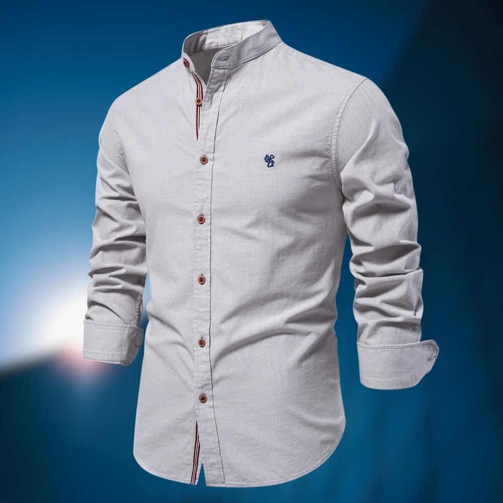 Tobias™ | Moodne meeste polo särk pikkade varrukatega