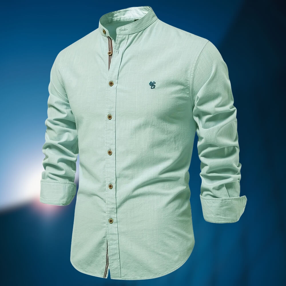 Tobias™ | Moodne meeste polo särk pikkade varrukatega