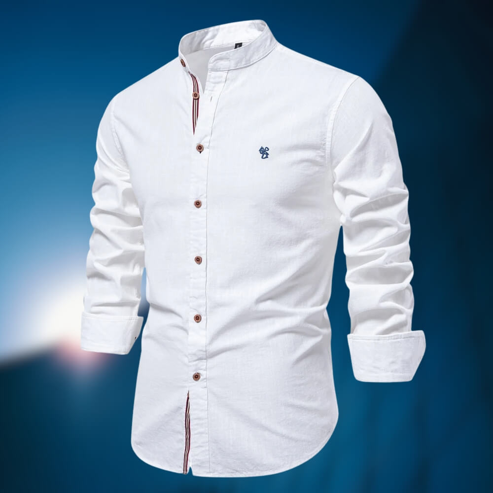 Tobias™ | Moodne meeste polo särk pikkade varrukatega