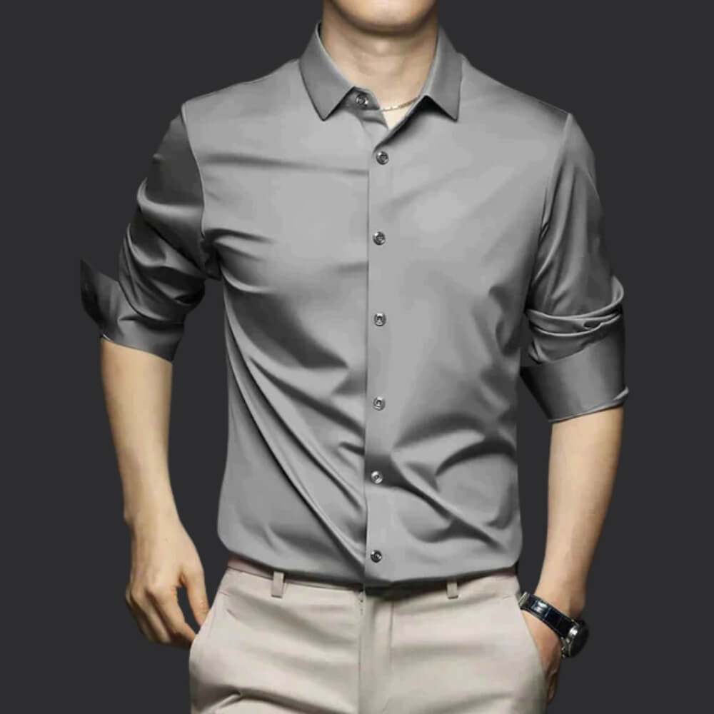 Samuel™ | Meeste triiksärk ilma triikimiseta