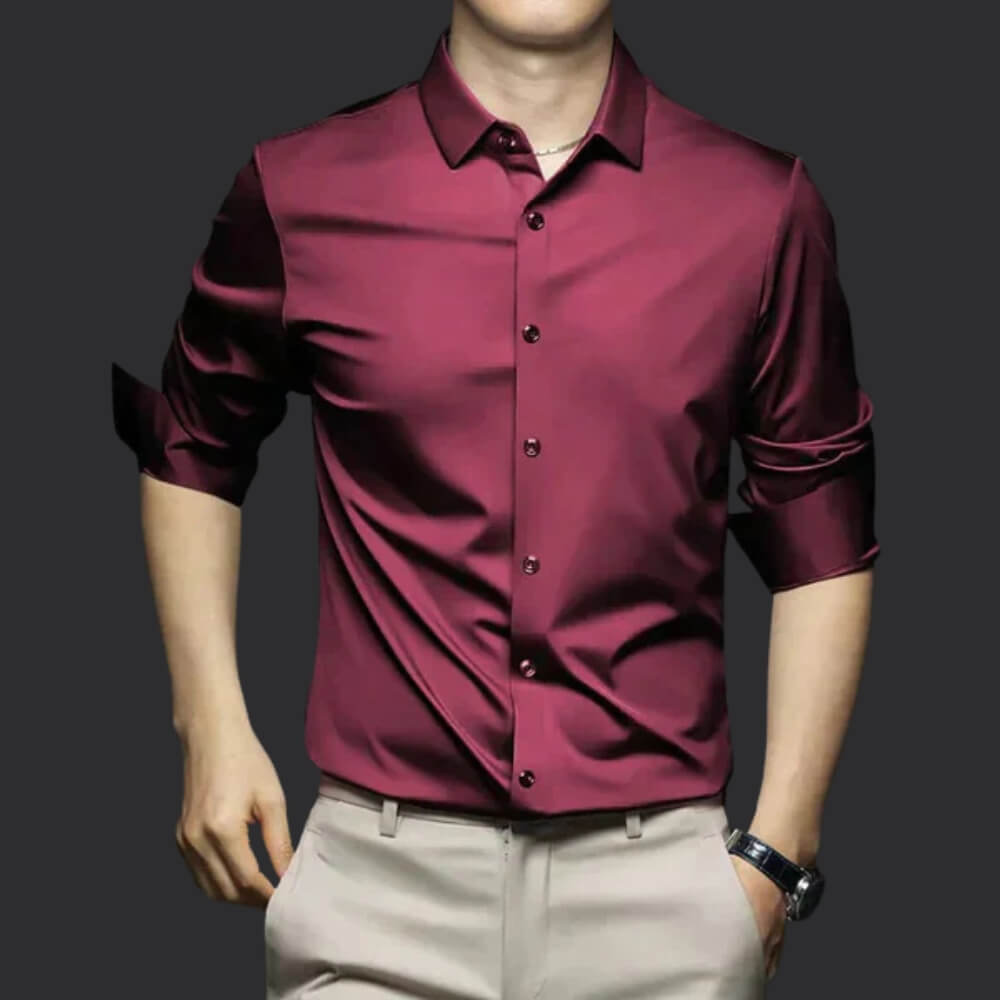 Samuel™ | Meeste triiksärk ilma triikimiseta