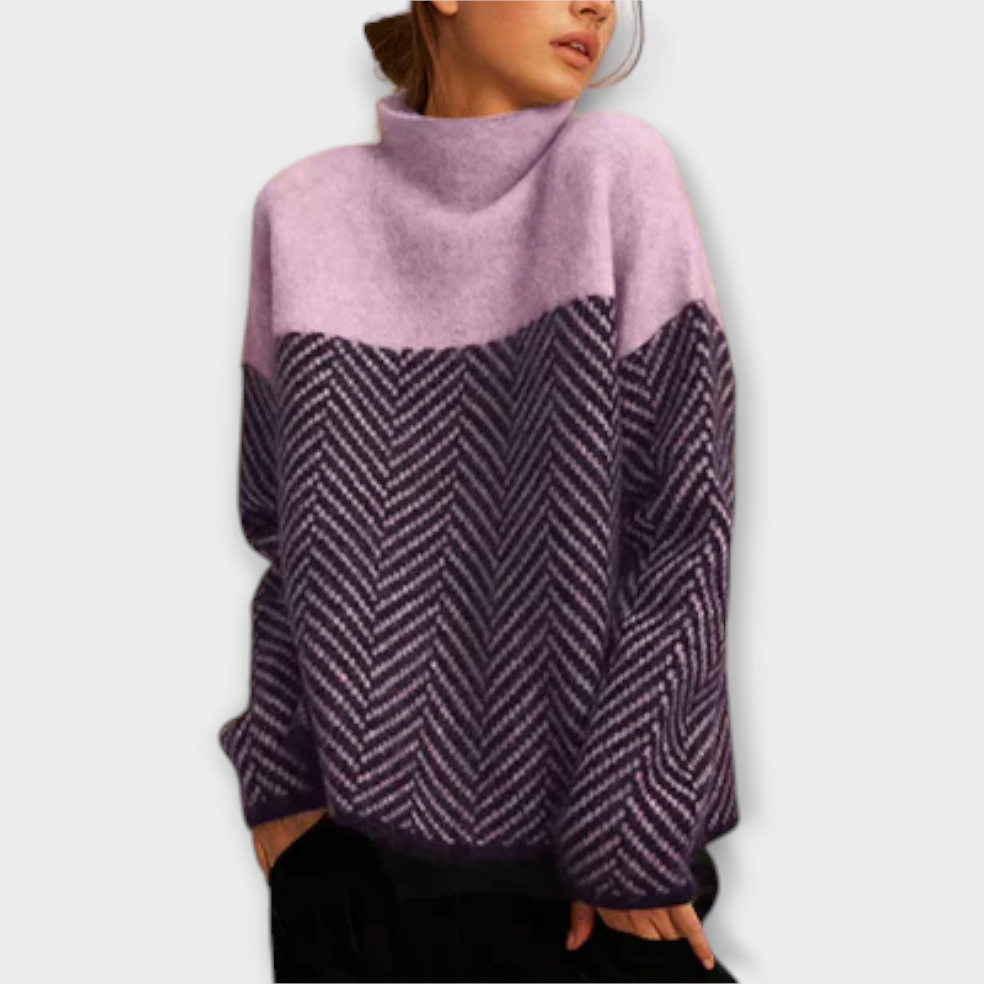 Maeve - Pehme Pullover Kõrge Kraega