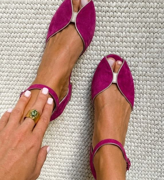 Olivia | Elegantsed sandaalid salveirohelises värvitoonis