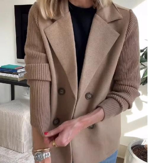 Beatriz™ | Elegantne jakk kootud varrukatega