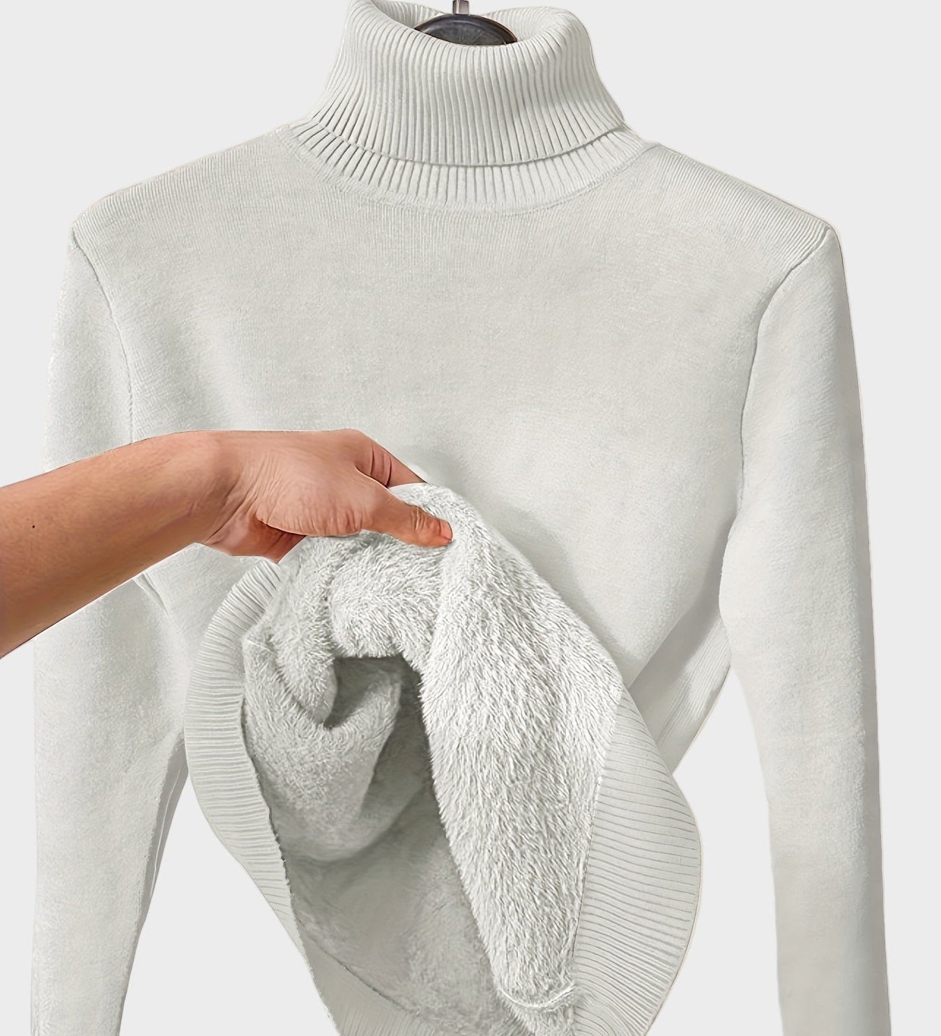 Lea - Pehme pullover kõrge kaelusega