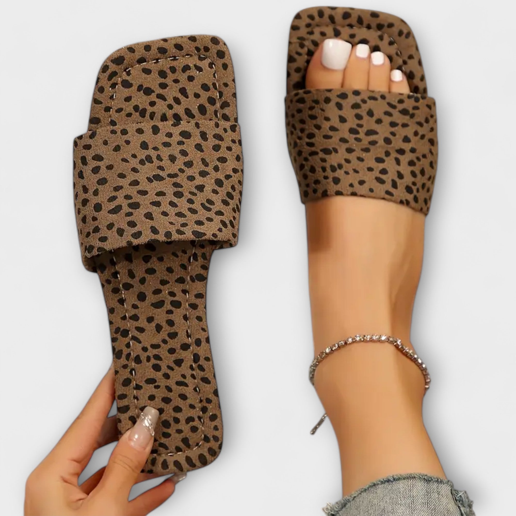 Jasmina - Lame mokasiinid leopardimustriga