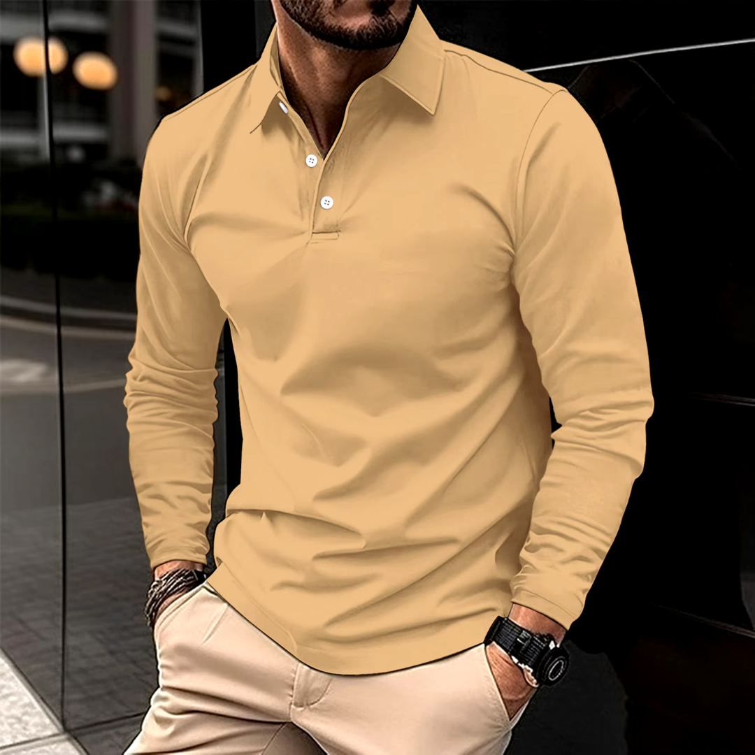 Ethan™ | Mugavad pikad varrukad polo