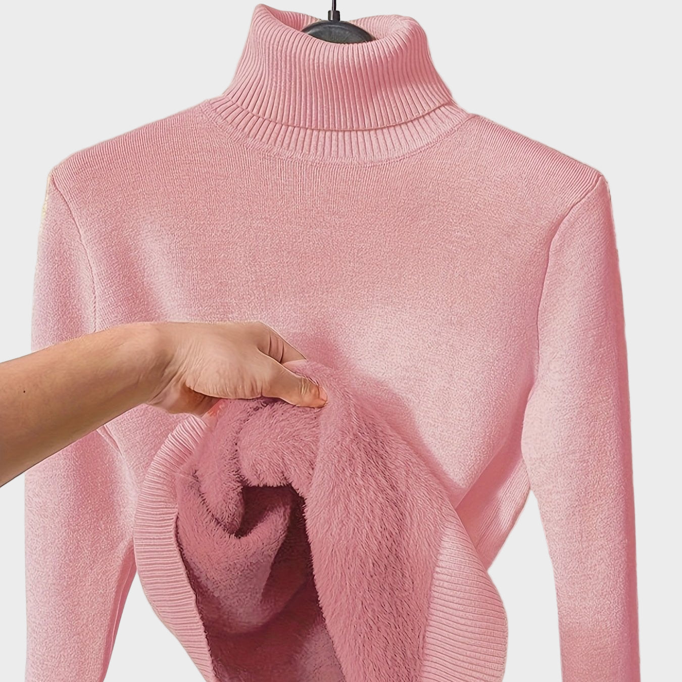Lea - Pehme pullover kõrge kaelusega