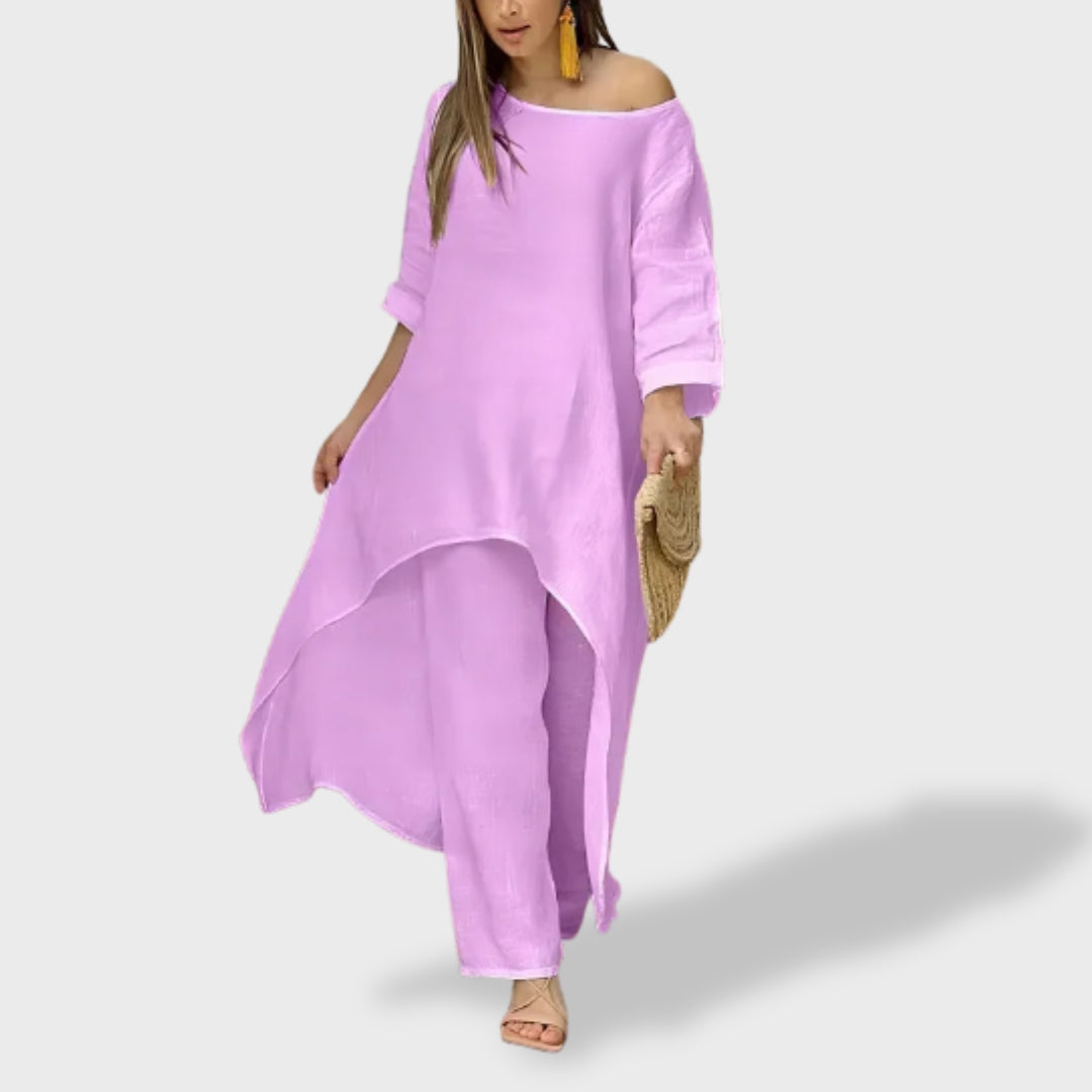Filipa™ | Kerge Linane Komplekt Puhkuseks
