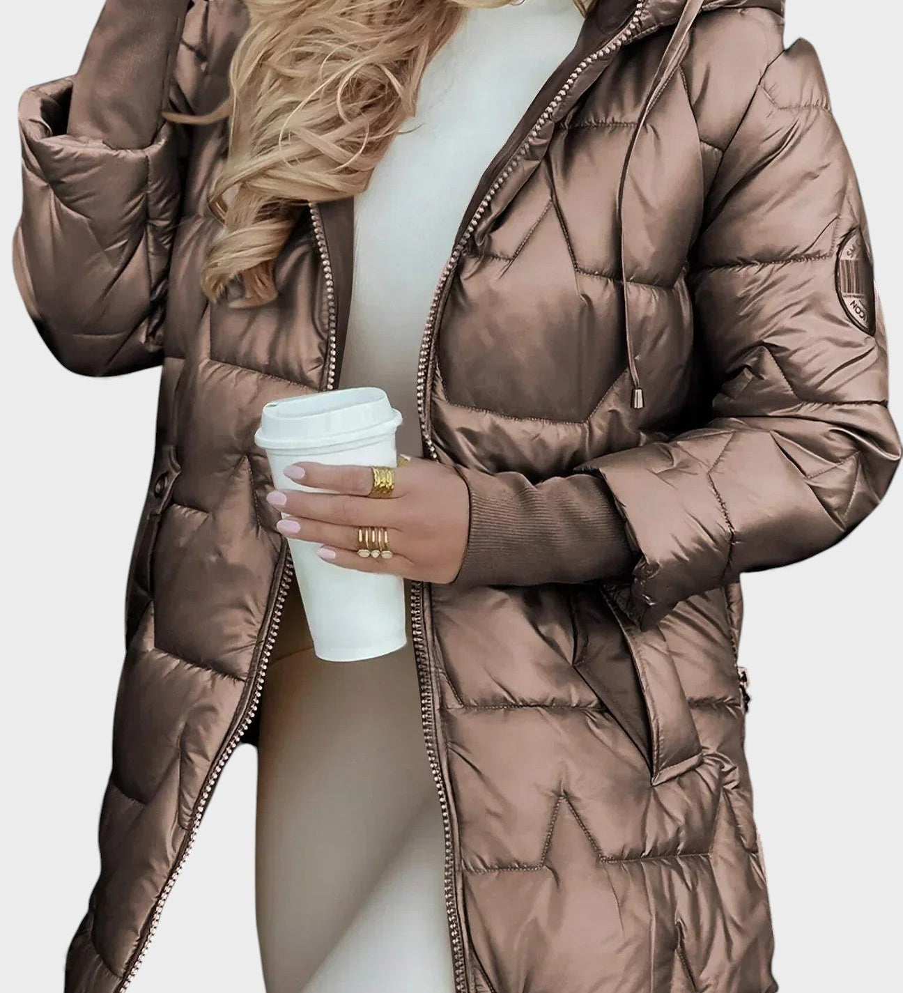 Carmen™ | Elegantne talvemantel kapuutsiga