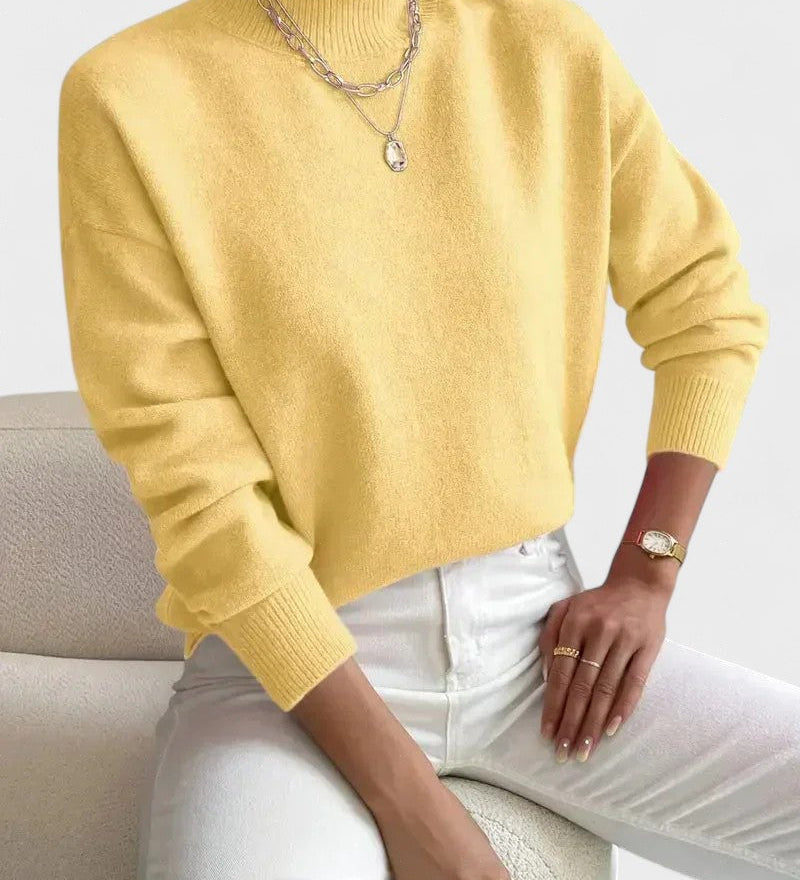 Petra™ | Elegantne kõrge kaelusega džers