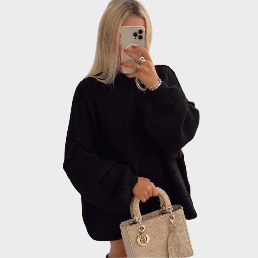 Carly™ | Oversize kootud kampsun baloonvarrukatega